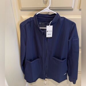FIGS Women’s Bellery Bomber Scrub Jacket